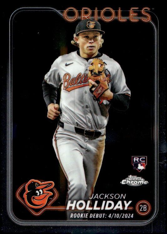 Jackson Holliday 2024 Topps Chrome RC USC89 3 - Collector Store LLC