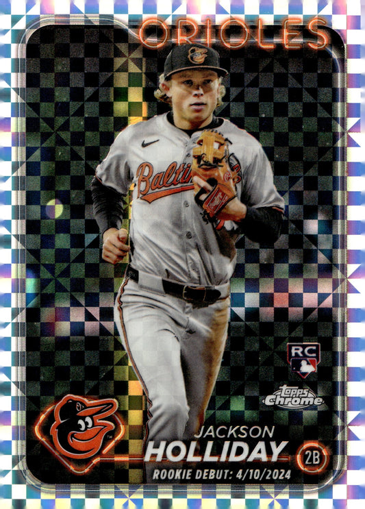 Jackson Holliday 2024 Topps Chrome Xfractor Refractor RC #USC89 #1 - Collector Store LLC