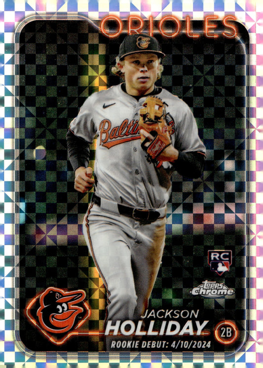 Jackson Holliday 2024 Topps Chrome Xfractor Refractor RC #USC89 #3 - Collector Store LLC