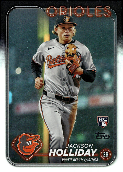 Jackson Holliday 2024 Topps Update Series RC Foil #US97 - Collector Store LLC