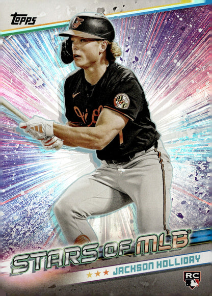 Jackson Holliday 2024 Topps Update Series Stars of MLB Foil RC SMLB - 83 6 - Collector Store LLC