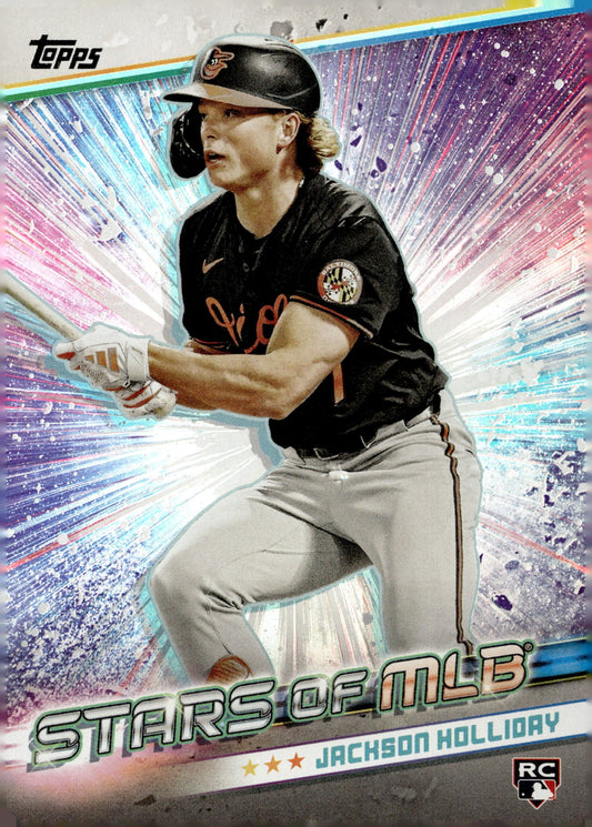Jackson Holliday 2024 Topps Update Series Stars of MLB Foil RC SMLB - 83 6 - Collector Store LLC