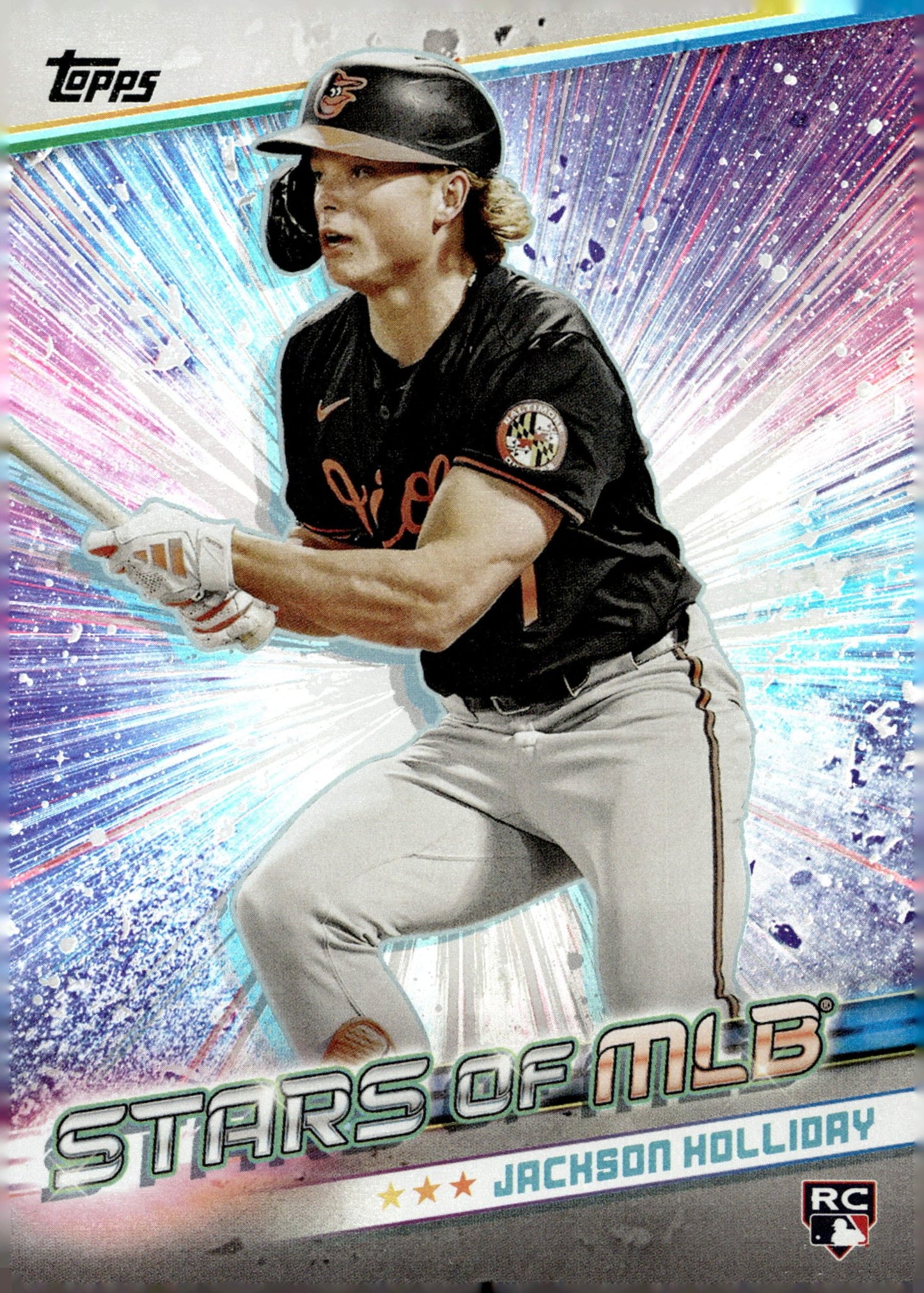 Jackson Holliday 2024 Topps Update Series Stars of MLB Foil RC SMLB - 83 7 - Collector Store LLC