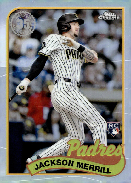 Jackson Merrill 2024 Topps Chrome '89 Refractor RC #89CU - 9 - Collector Store LLC