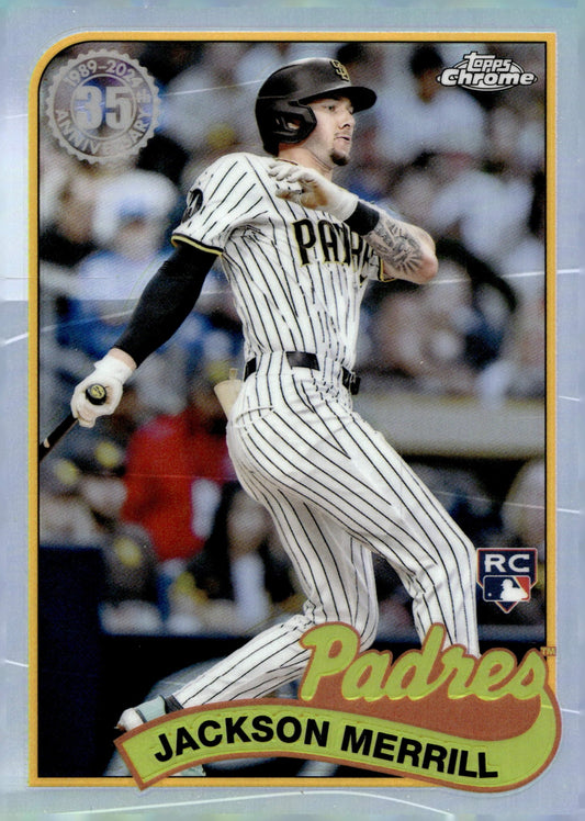 Jackson Merrill 2024 Topps Chrome '89 Refractor RC #89CU - 9 - Collector Store LLC