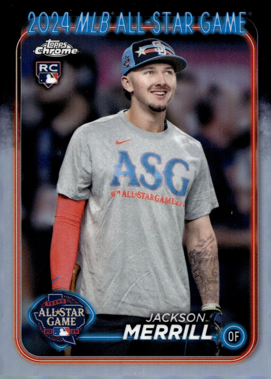 Jackson Merrill 2024 Topps Chrome All Star Game Refractor ASGC - 49 1 - Collector Store LLC