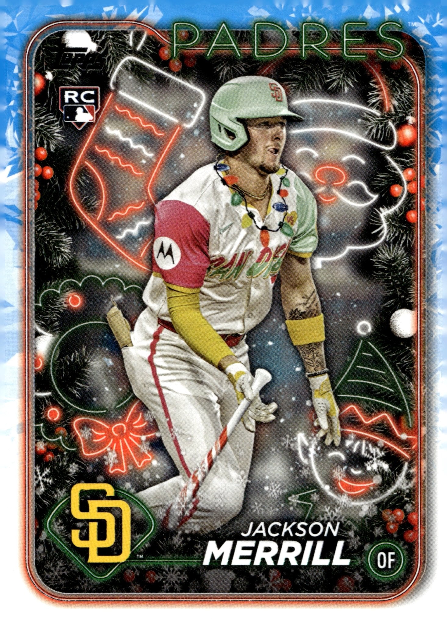 Jackson Merrill 2024 Topps Holiday Blue RC #H160 - Collector Store LLC