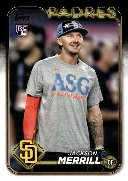 Jackson Merrill 2024 Topps Update Series RC #ASG - 49 #2 - Collector Store LLC