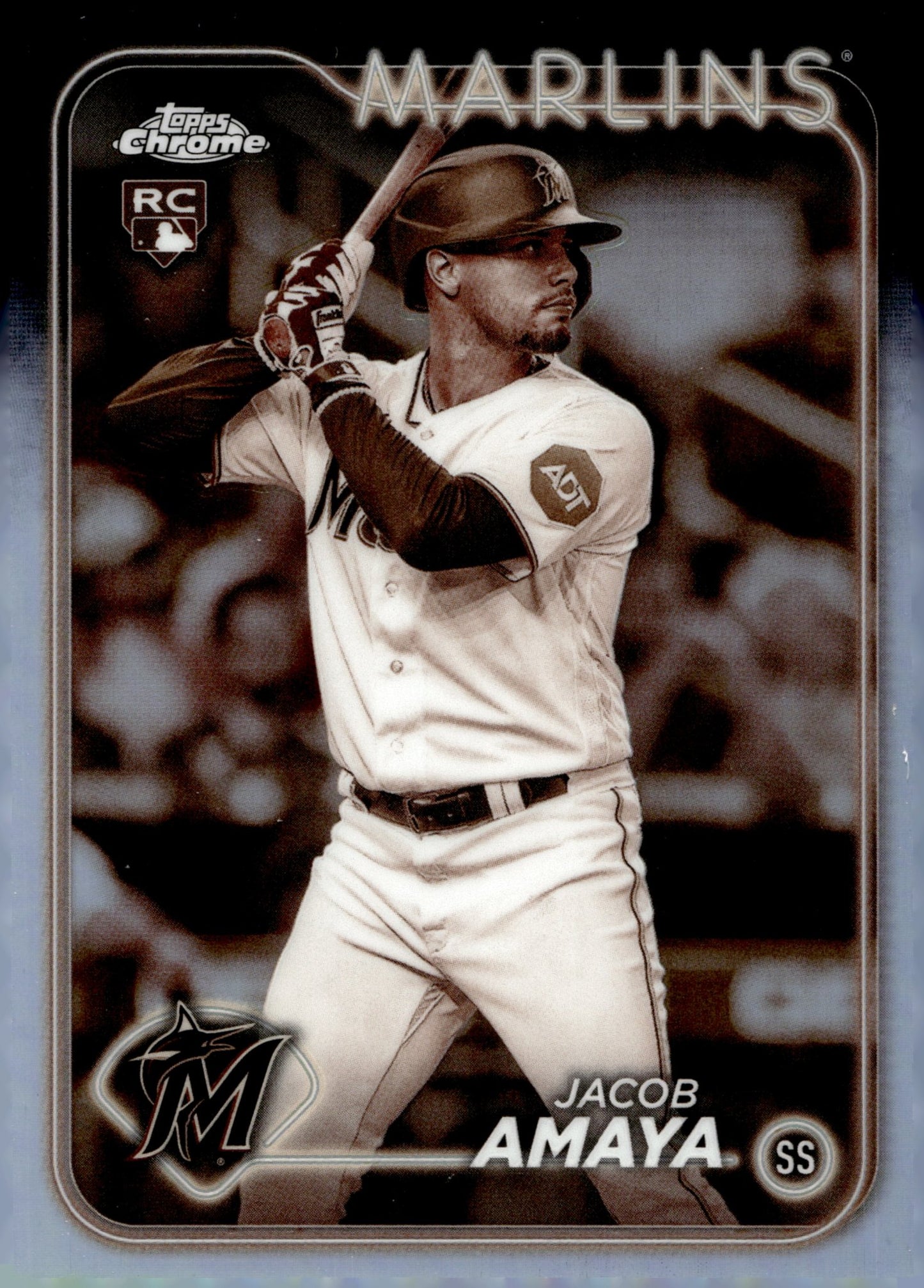 Jacob Amaya 2024 Topps Chrome Sepia Refractor RC 92 - Collector Store LLC