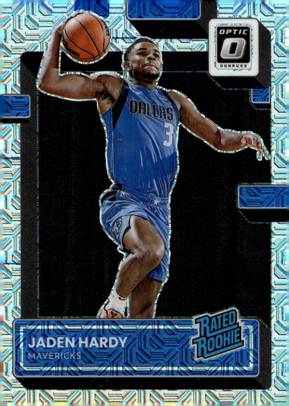 Jaden Hardy 2022 - 23 Panini Donruss Optic Rated Rookie Mojo Prizm RC #248 - Collector Store LLC