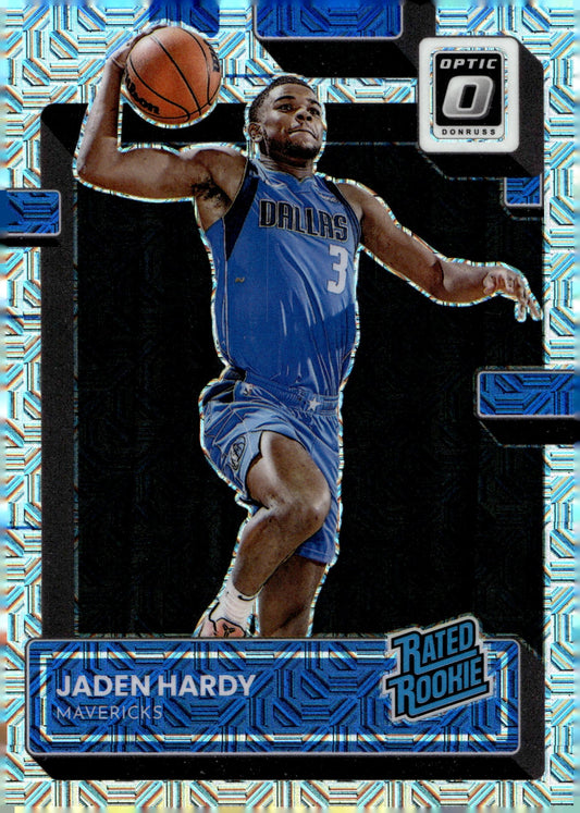Jaden Hardy 2022 - 23 Panini Donruss Optic Rated Rookie Mojo Prizm RC #248 - Collector Store LLC