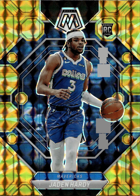 Jaden Hardy 2022 - 23 Panini Mosaic Gold Prizm RC #234 - Collector Store LLC