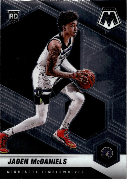 Jaden McDaniels 2020 - 21 Panini Mosaic RC #235 #1 - Collector Store LLC