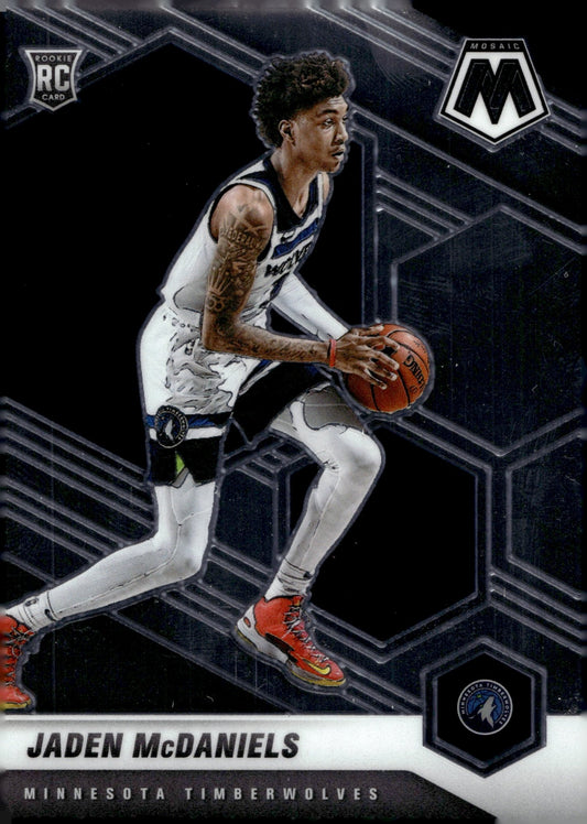 Jaden McDaniels 2020 - 21 Panini Mosaic RC #235 #2 - Collector Store LLC