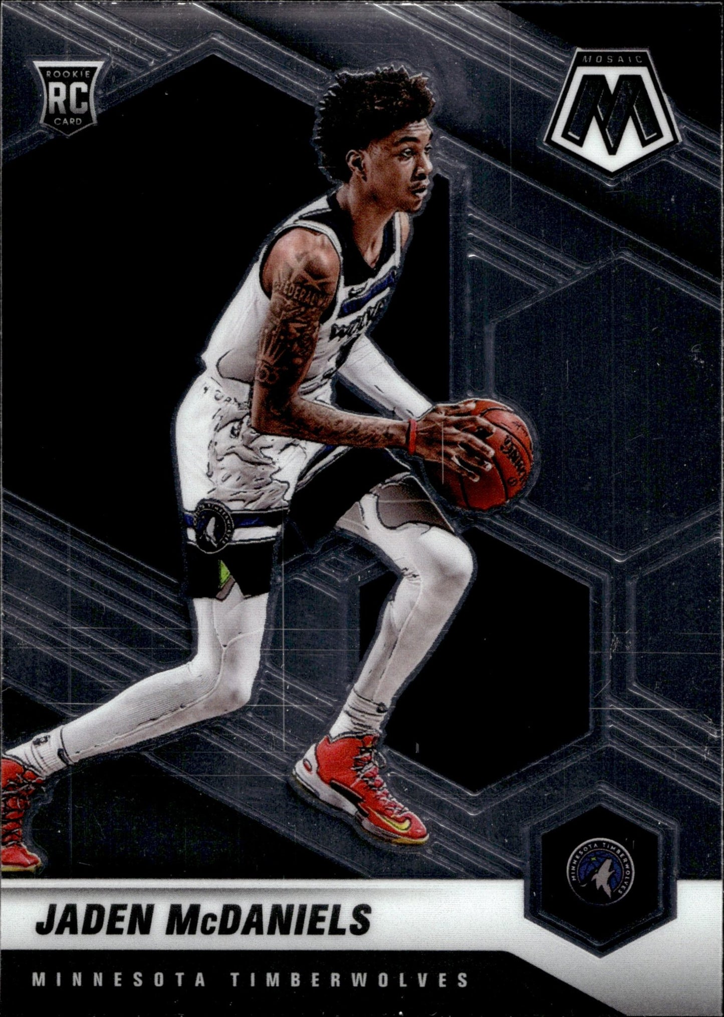 Jaden McDaniels 2020 - 21 Panini Mosaic RC #235 #3 - Collector Store LLC