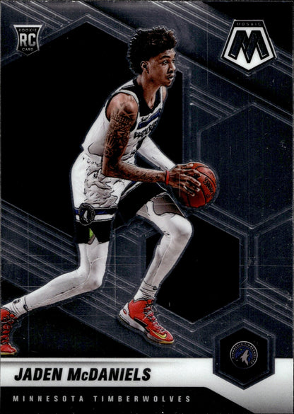 Jaden McDaniels 2020 - 21 Panini Mosaic RC #235 #3 - Collector Store LLC