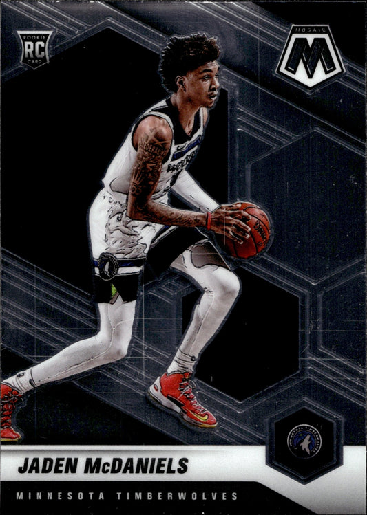 Jaden McDaniels 2020 - 21 Panini Mosaic RC #235 #3 - Collector Store LLC
