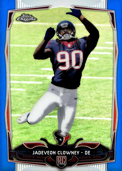 Jadeveon Clowney 2014 Topps Chrome Blue Refractor RC 179/199 #120 - Collector Store LLC