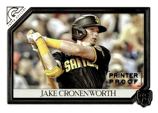 Jake Cronenworth 2021 Topps Gallery Printer Proof RC 192 - Collector Store LLC