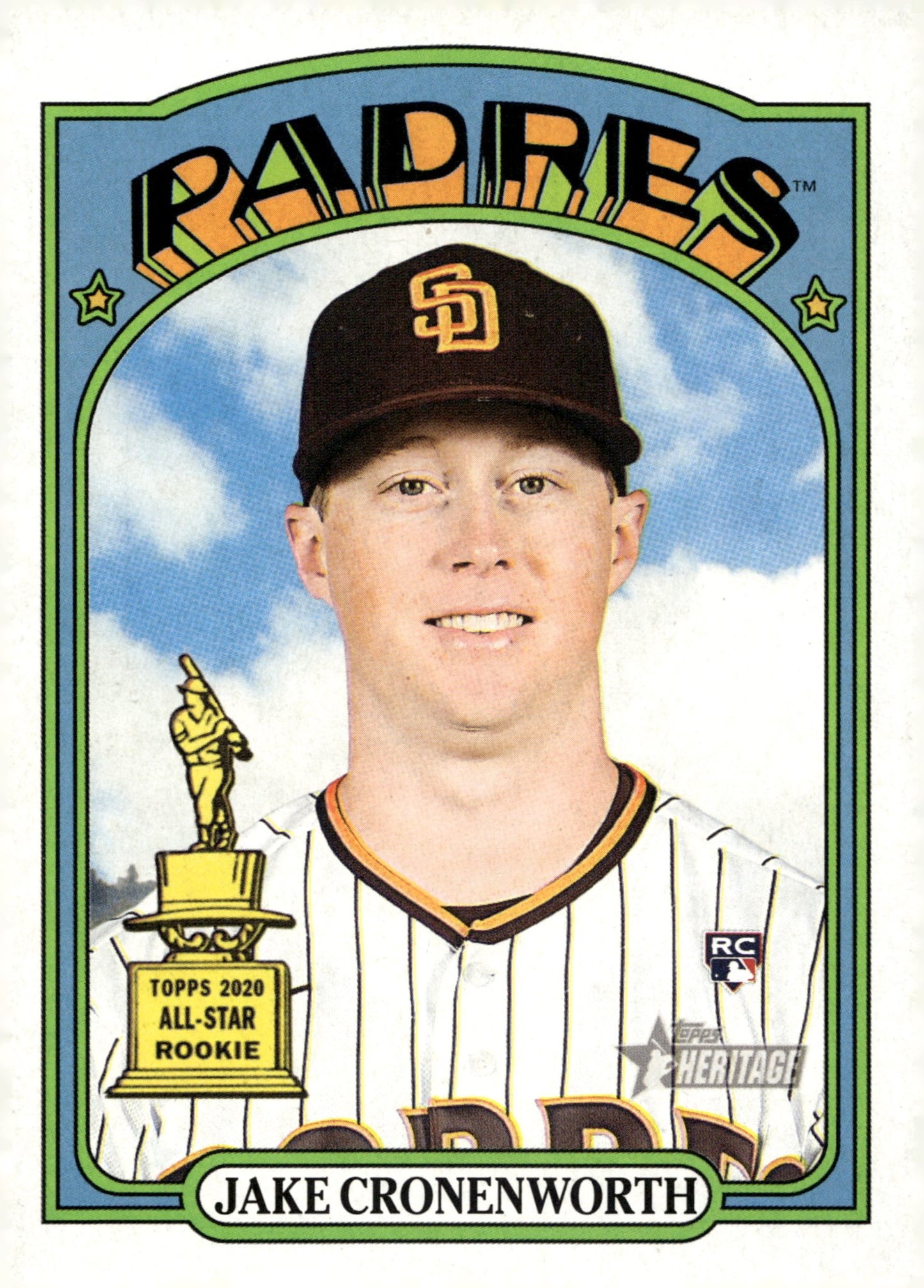 Jake Cronenworth 2021 Topps Heritage RC 641 2 - Collector Store LLC