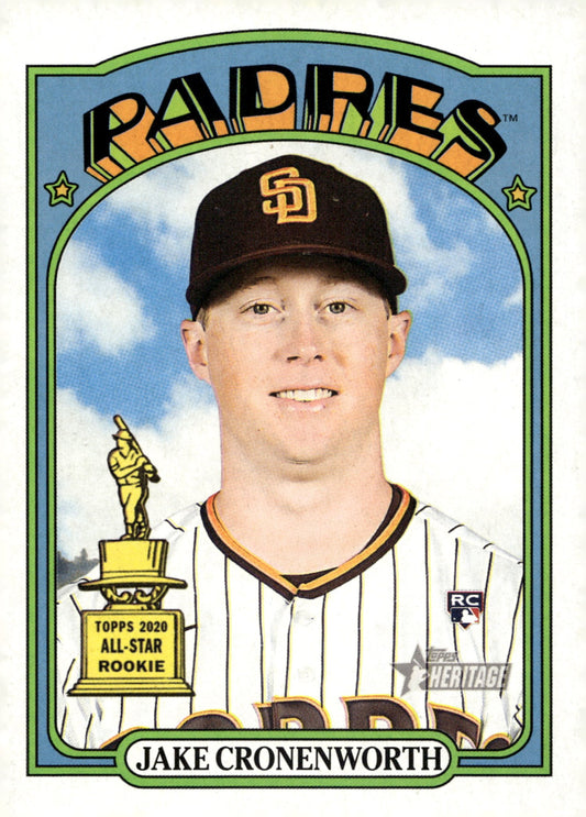 Jake Cronenworth 2021 Topps Heritage RC 641 2 - Collector Store LLC