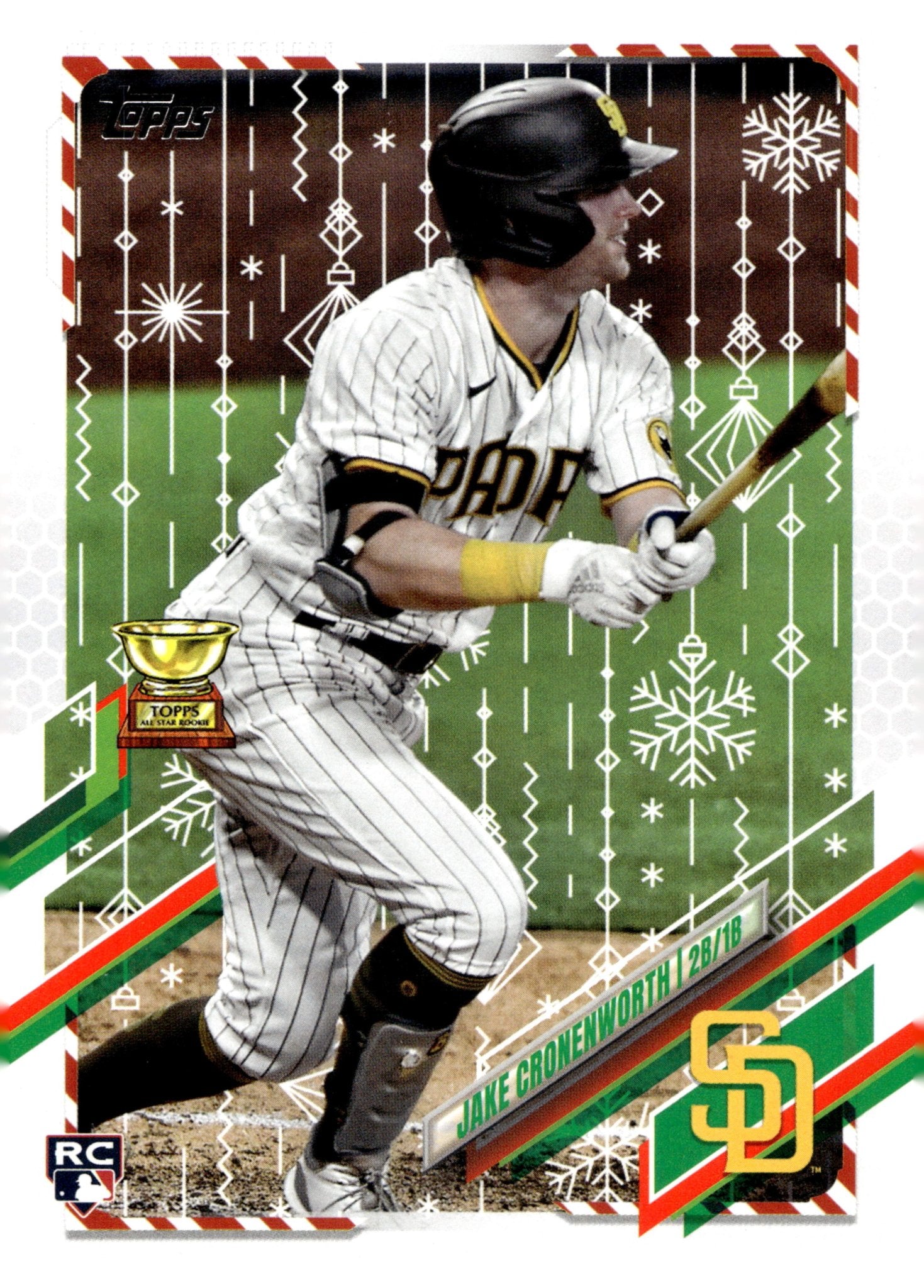 Jake Cronenworth 2021 Topps Holiday RC HW110 1 - Collector Store LLC
