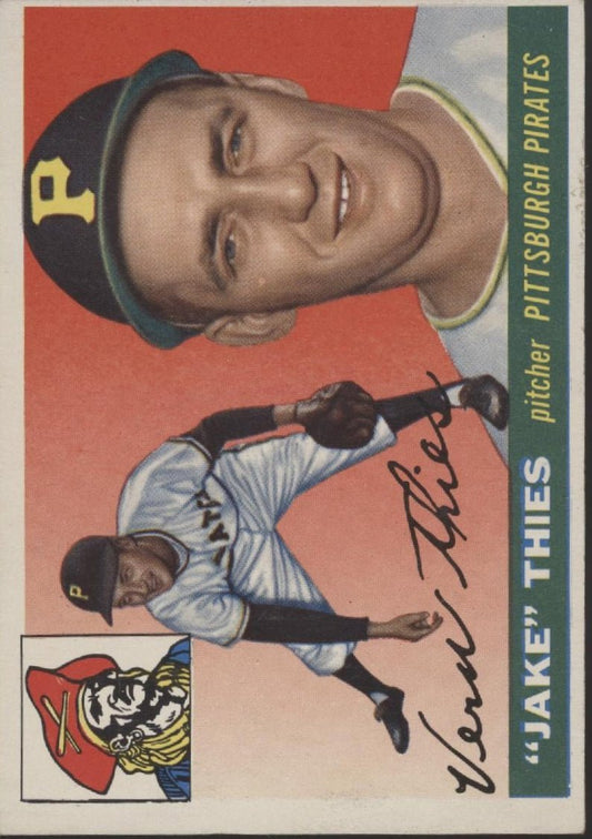 Jake Thies 1955 Topps #12 Pittsburgh Pirates EX - Collector Store LLC