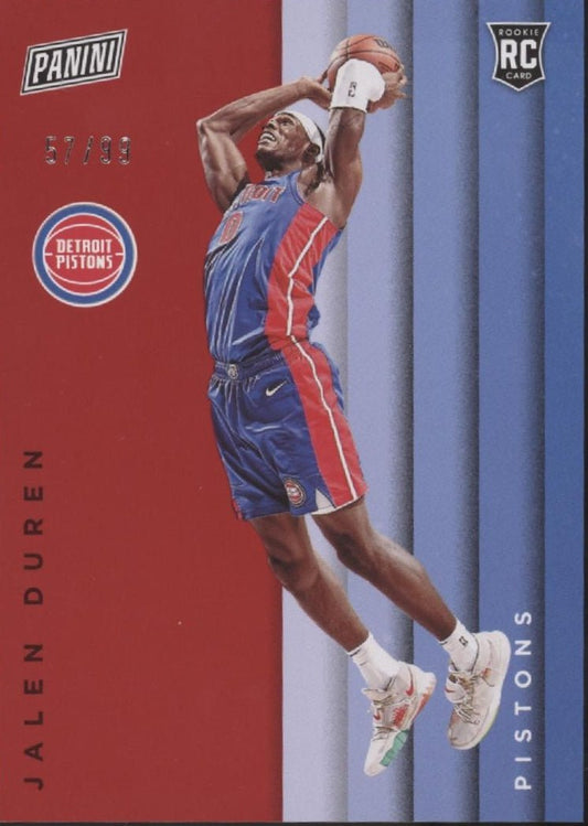 Jalen Duren 2023 Panini Father's Day Red RC 57/99 #RC8 - Collector Store LLC