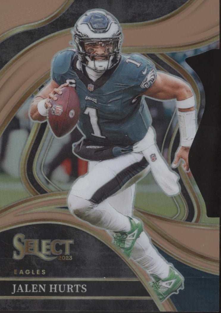 Jalen Hurts 2023 Panini Select Die - Cut Copper Prizm #264 - Collector Store LLC