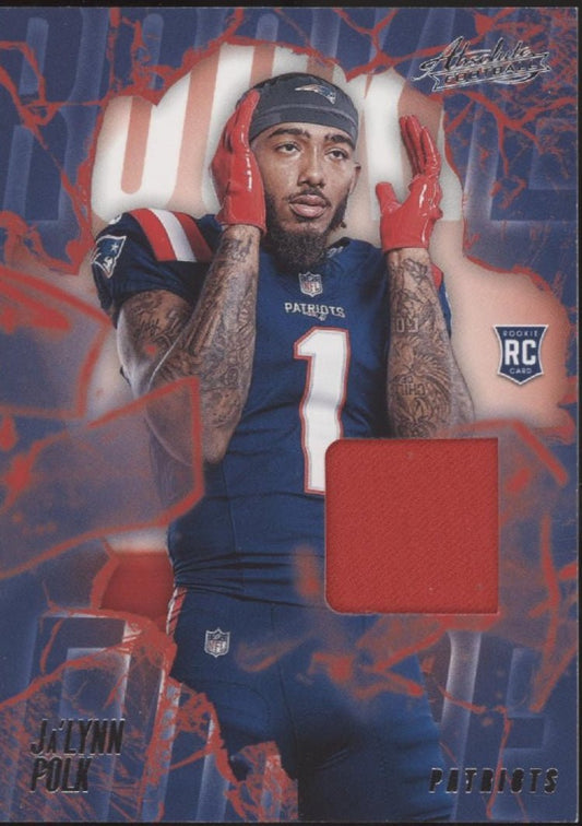 Ja'Lynn Polk 2024 Panini Absolute Rookie Force Swatch RC #RF - JPK - Collector Store LLC