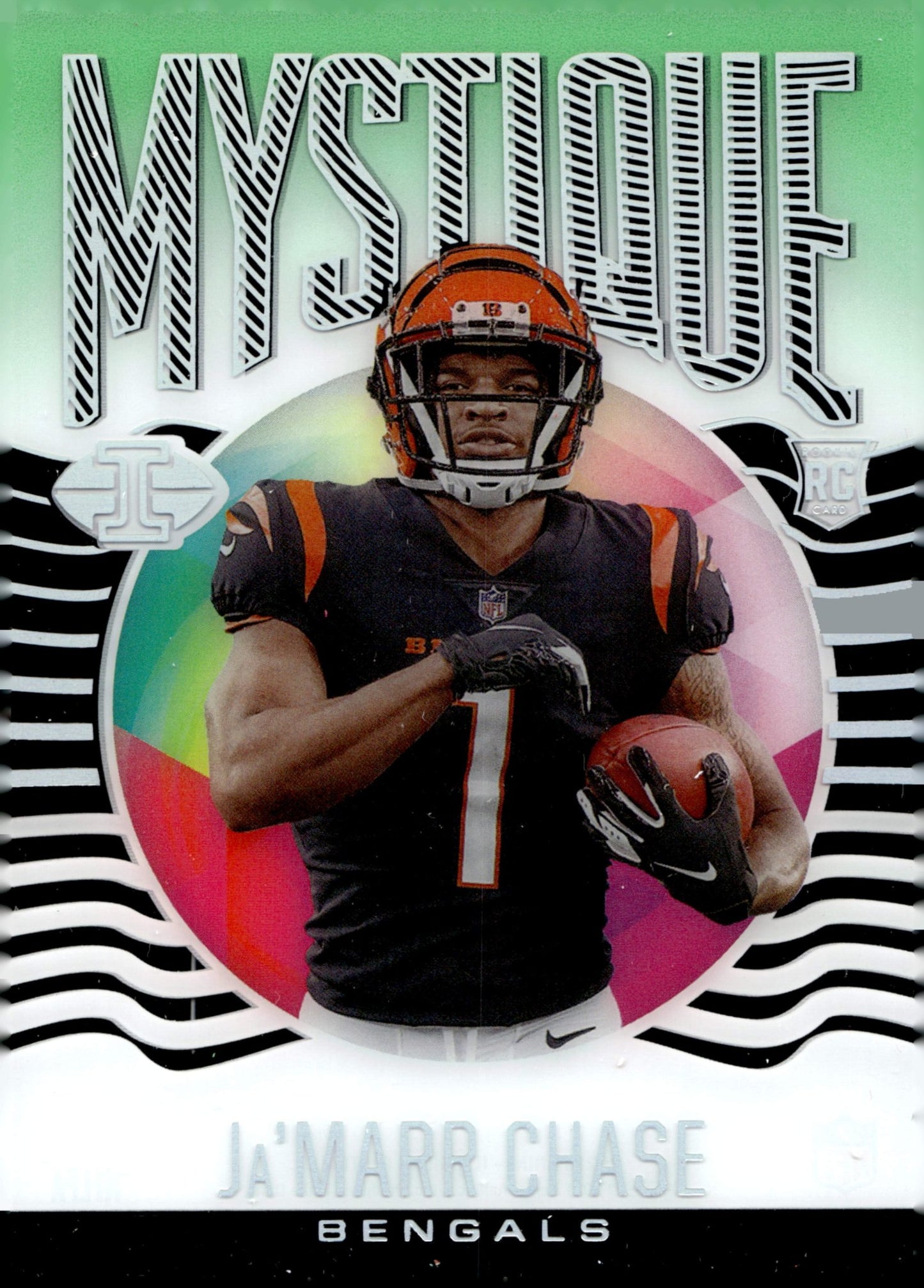 Ja'Marr Chase 2021 Panini Illusions Mystique RC #MY - 7 - Collector Store LLC