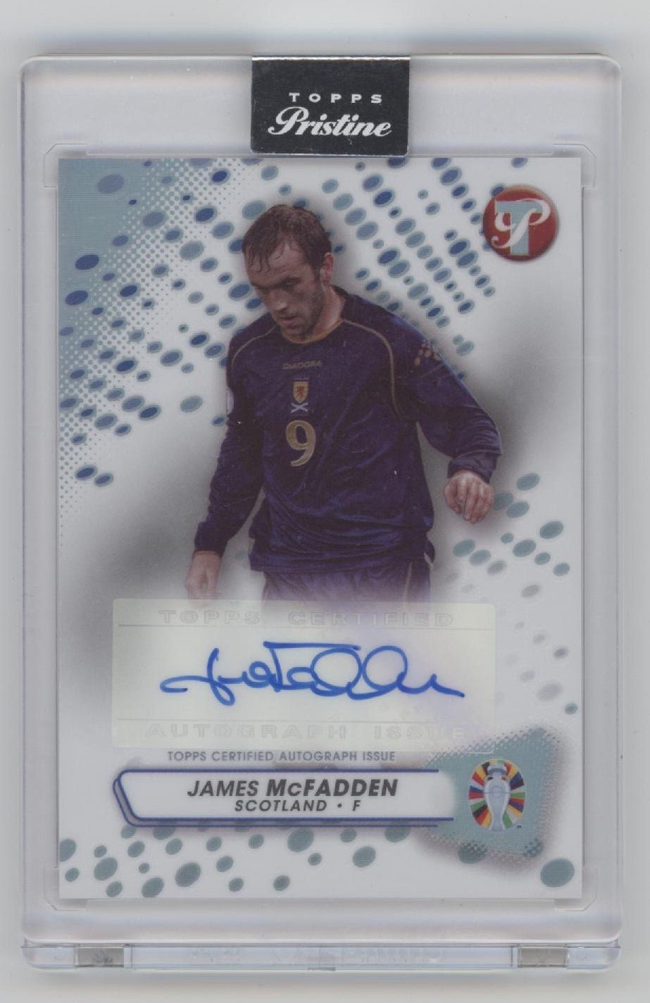 James McFadden 2023 Topps Pristine Road to UEFA Euro Auto #PA - JMC - Collector Store LLC