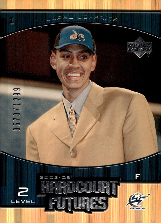 Jared Jeffries 2002 - 03 Upper Deck Hardcourt Futures Level 2 0570/1299 #126 - Collector Store LLC