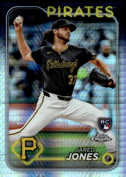 Jared Jones 2024 Topps Chrome Hyper Refractor RC 96 - Collector Store LLC