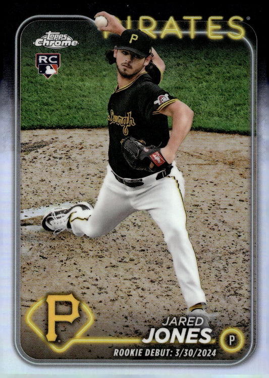 Jared Jones 2024 Topps Chrome Refractor RC USC43 - Collector Store LLC