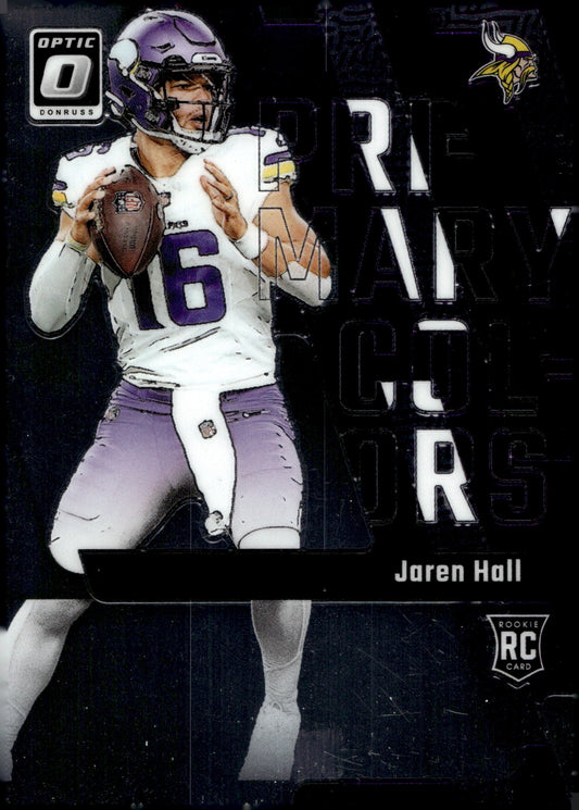 Jaren Hall 2023 Panini Donruss Optic Primary Colors RC #10 - Collector Store LLC