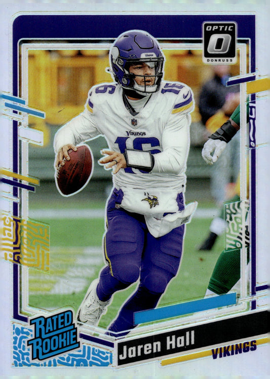 Jaren Hall 2023 Panini Donruss Optic Rated Rookie Prizm RC #270 - Collector Store LLC