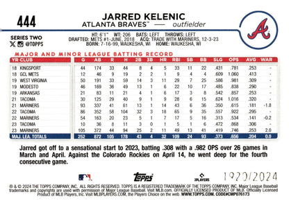 Jarred Kelenic 2024 Topps Series 2 Gold 1920/2024 #444 - Collector Store LLC