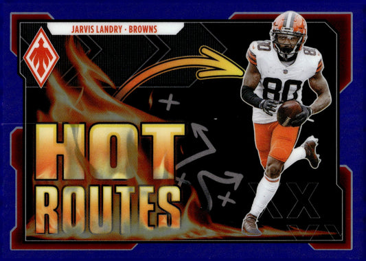 Jarvis Landry 2021 Panini Phoenix Hot Routes Purple Refractor 004/125 #HR - 21 - Collector Store LLC
