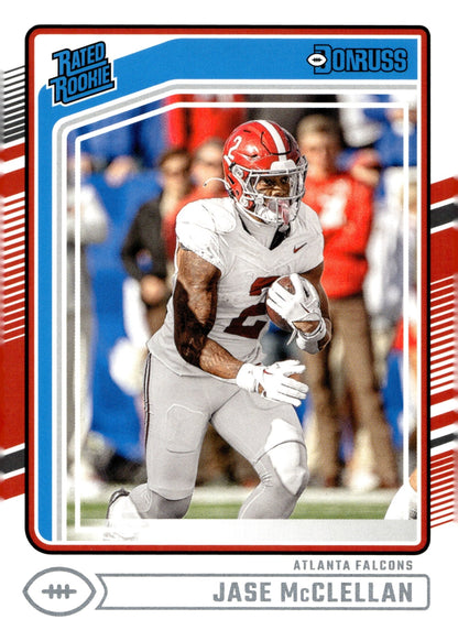 Jase McClellan 2024 Panini Donruss Rated Rookie RC #375 - Collector Store LLC