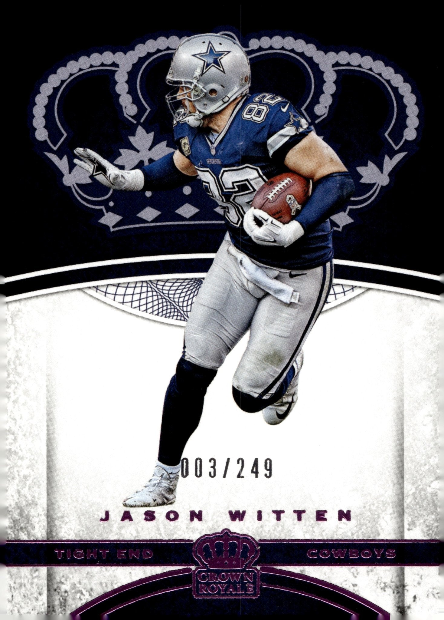 Jason Witten 2017 Panini Preferred Crown Royale Purple 003/249 #63 - Collector Store LLC