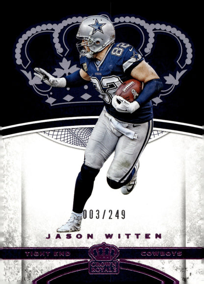 Jason Witten 2017 Panini Preferred Crown Royale Purple 003/249 #63 - Collector Store LLC