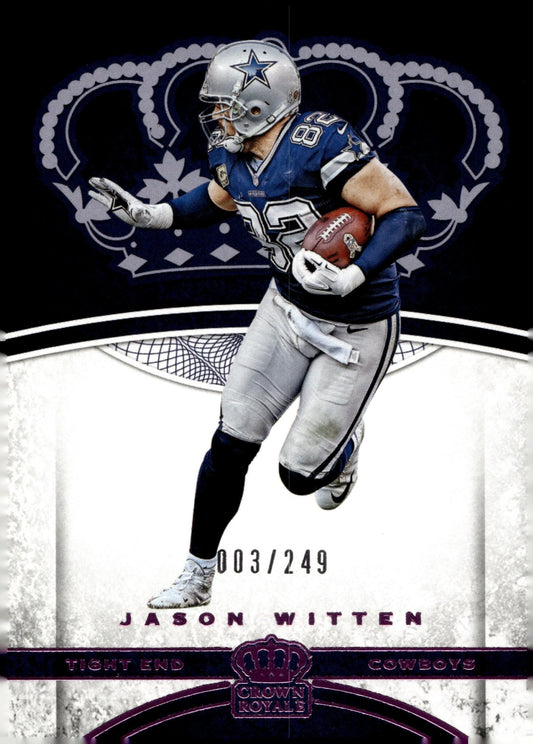 Jason Witten 2017 Panini Preferred Crown Royale Purple 003/249 #63 - Collector Store LLC