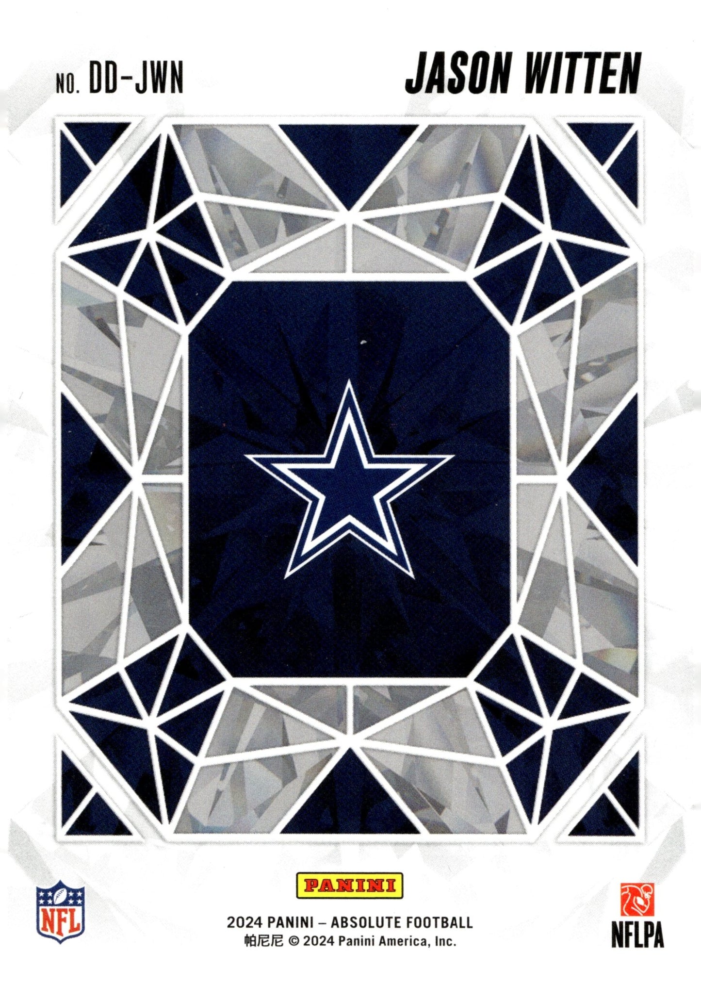 Jason Witten 2024 Panini Absolute Draft Diamonds #DD - JWN - Collector Store LLC