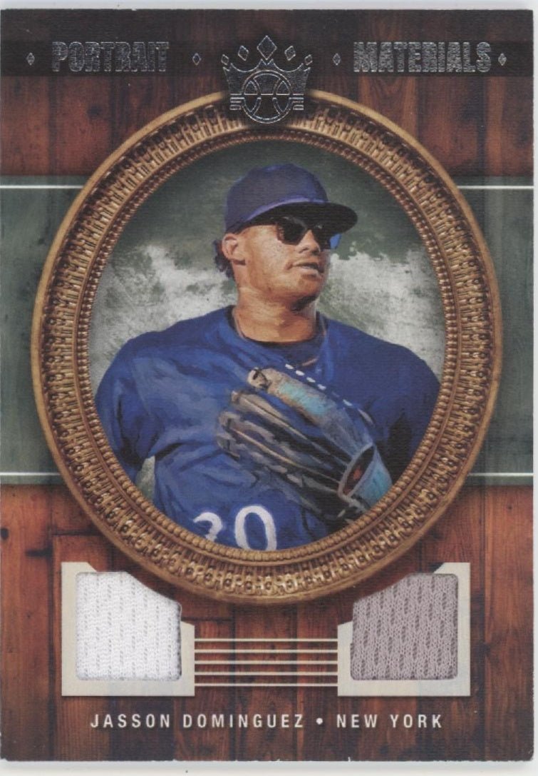 Jasson Dominguez 2022 Panini Diamond Kings Portrait Materials Swatch #PM - JD - Collector Store LLC