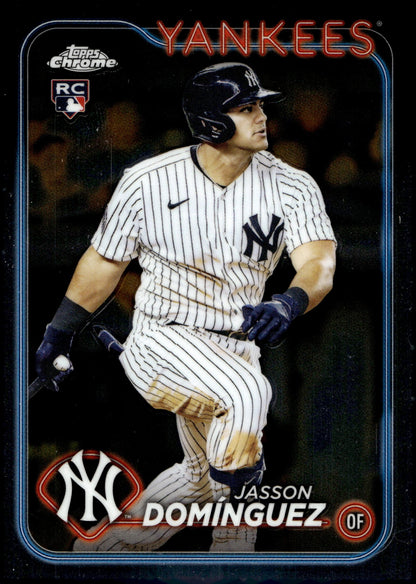 Jasson Dominguez 2024 Topps Chrome RC 89 1 - Collector Store LLC