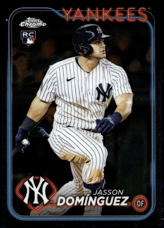 Jasson Dominguez 2024 Topps Chrome RC #89 - Collector Store LLC