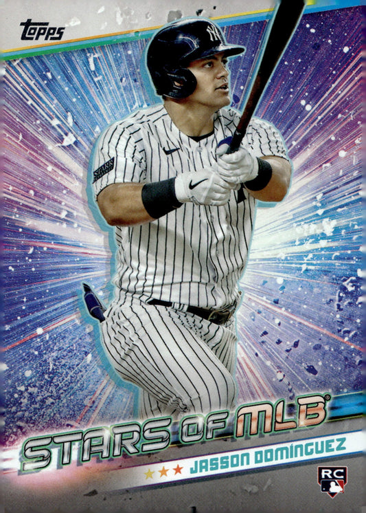 Jasson Dominguez 2024 Topps Series 2 Stars of MLB Foil RC #SMLB - 35 #2 - Collector Store LLC
