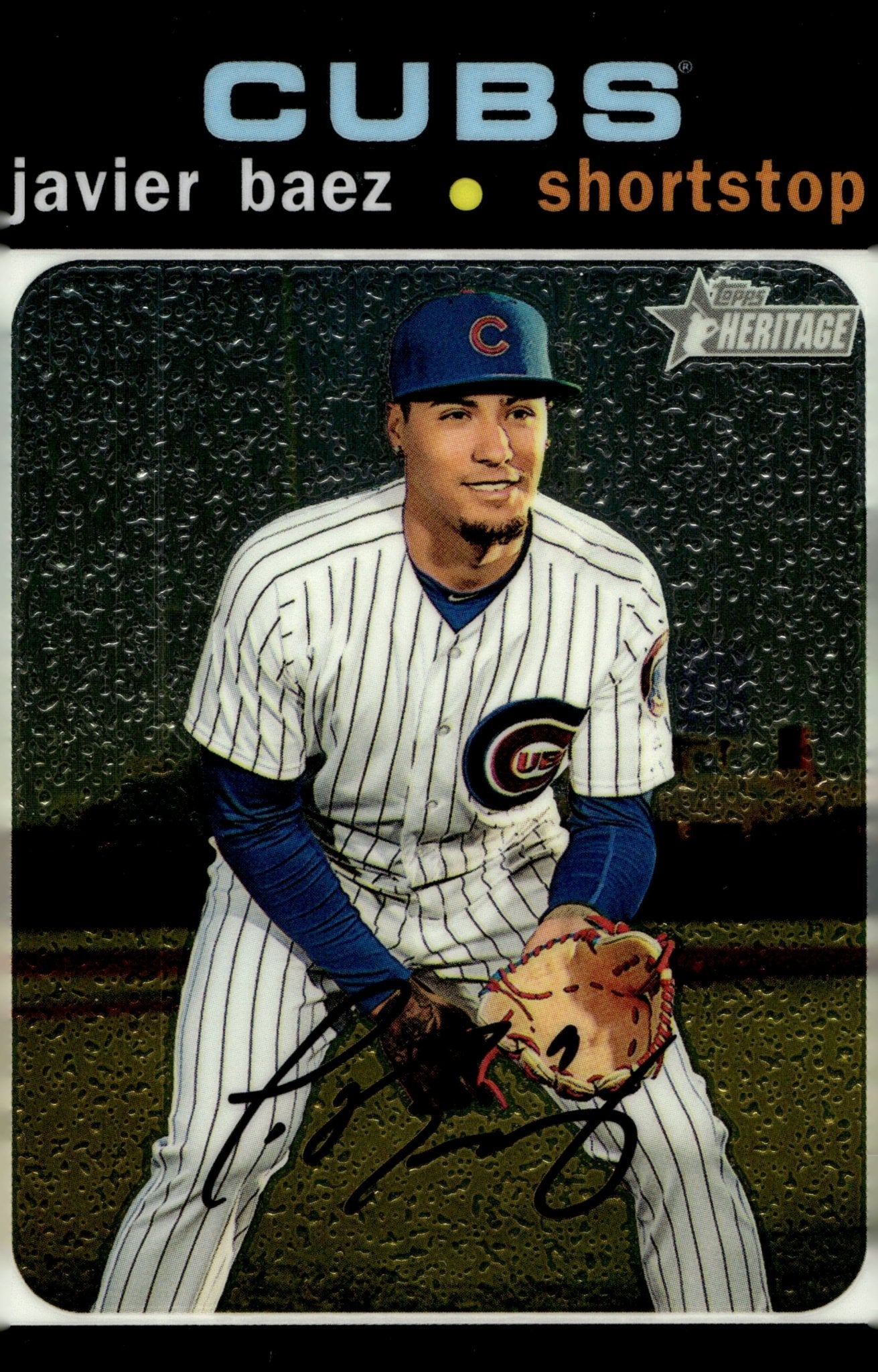 Javier Baez 2020 Topps Chrome Heritage Black 669/999 #THC - 142 - Collector Store LLC