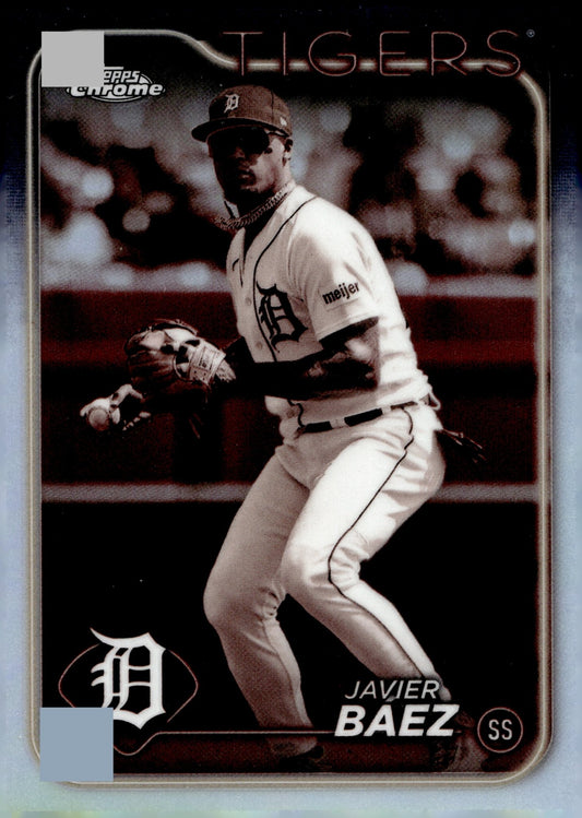 Javier Baez 2024 Topps Chrome Sepia Refractor 109 - Collector Store LLC